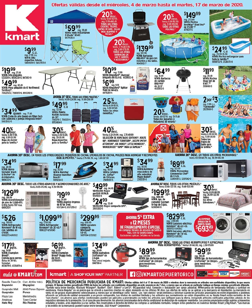 Shopper Kmart 4 de Marzo al 17 de Marzo de 2020