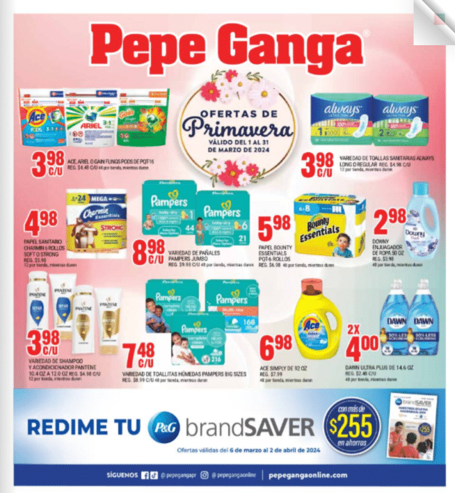 Shopper Pepe Ganga 1 de Marzo al 31 de Marzo de 2024
