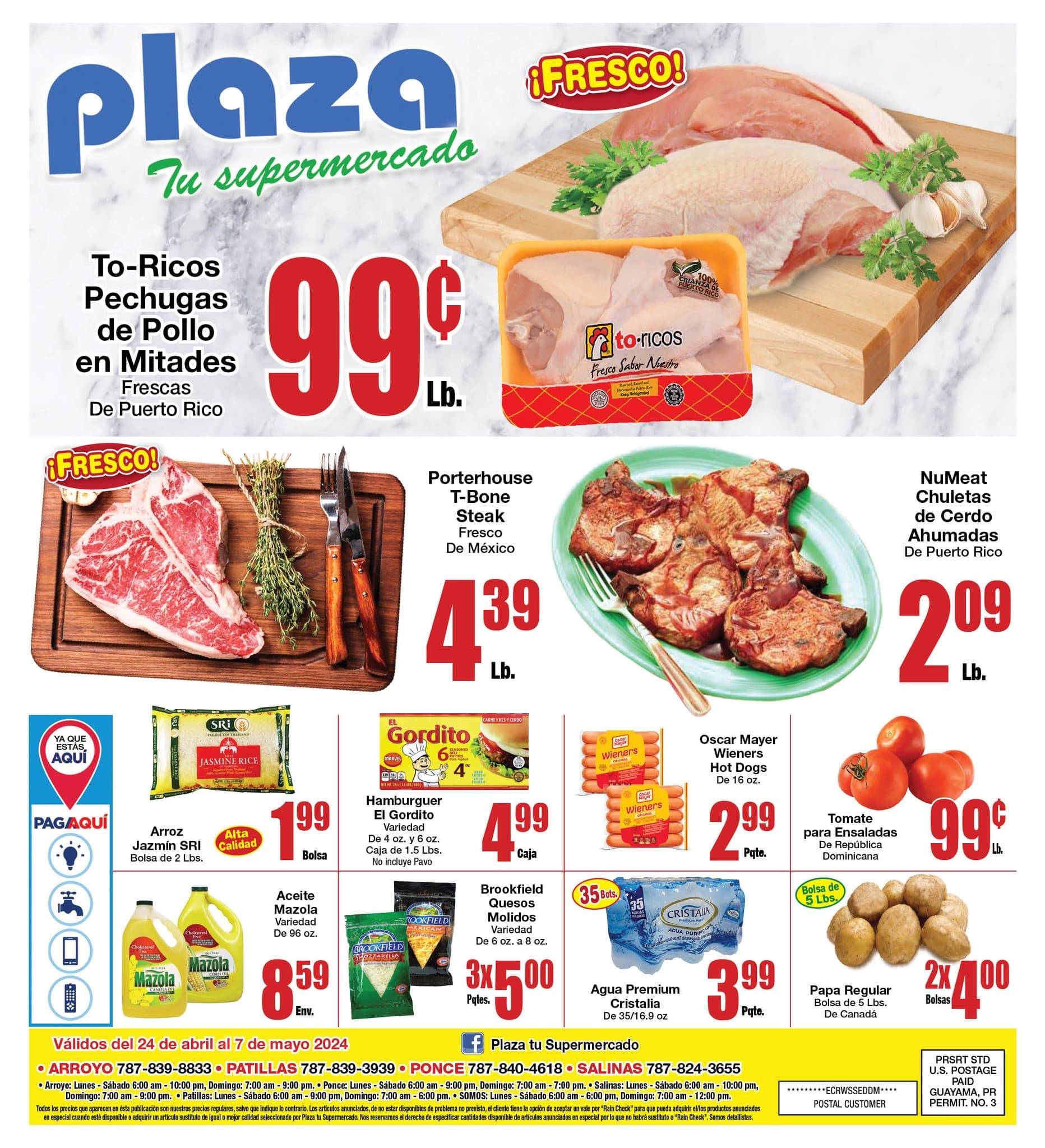 Shopper Plaza Tu Supermercado 24 de Abril al 7 de Mayo de 2024